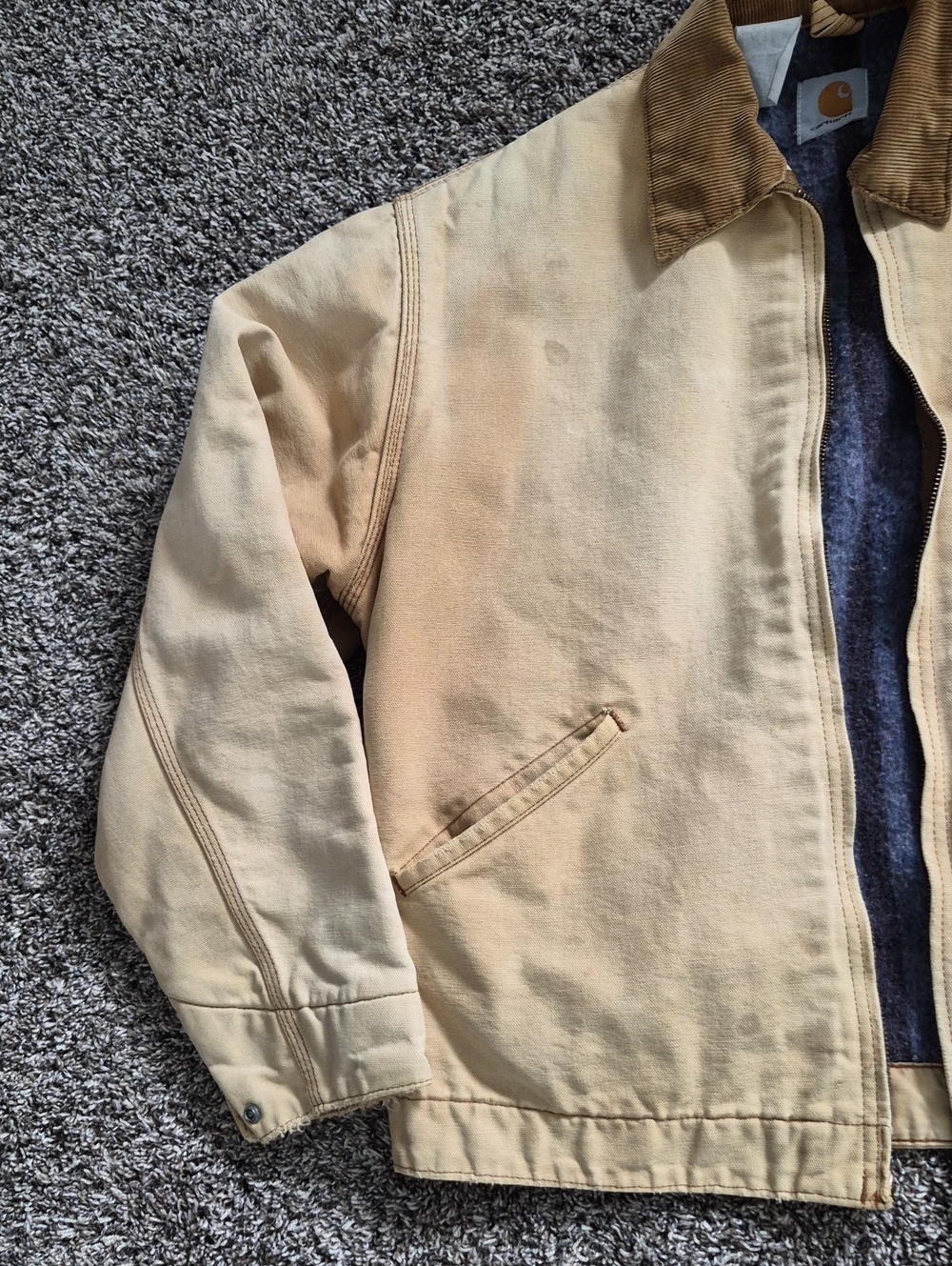 Vintage Carhartt Tan Detroit Jacket - Picture 3 of 15